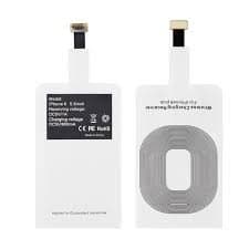 ✅NutraTek Global Solutions Iphone Qi Wireless Charger, Fast Speed Charging Receiver for iPhone 7 / 7 Plus / 6 / 6s / 6 Plus / 5 / 5s / 5c / 5SE Improved Adapter Coil Patch Module Ultra Slim 0.4 MM