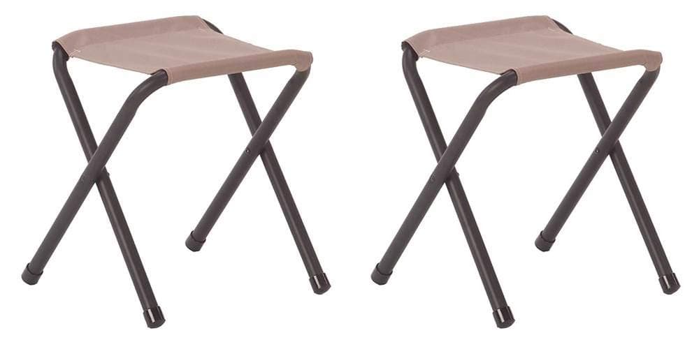 (2) COLEMAN Portable Outdoor Camping & Hunting Rambler II Folding Chair Stools