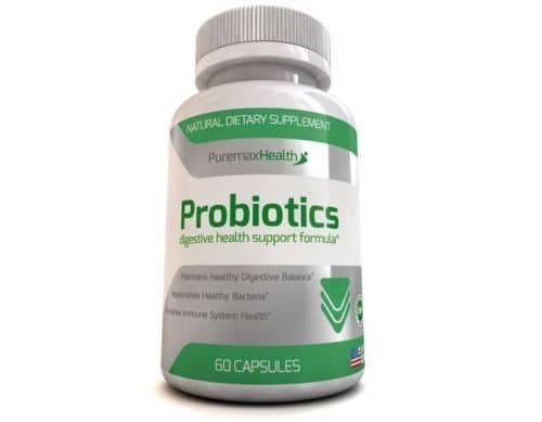 Puremax Health Probiotics Digestive HealthSupport Dietary Supplement 60 capsules 3 bott.