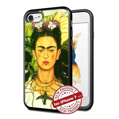 Frida Kahlo Apple iPhone 7 Case Picture Art Design Cover Slim Rubber Case