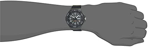 Casio MRW200H Series | Men's Analog Watch | Sporty Design | 100 Meter Water Resistance | Date Display | Rotary Bezel | Regular Time Keeping (HR, Min, SEC, PM, Date, Day) | 3 Year Battery