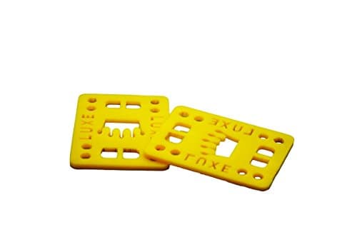 Luxe Colored TPR Flex Formula Risers (Yellow, 1/2")