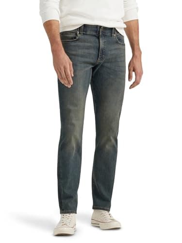 Lee Men's Modern Series Extreme Motion Straight Fit Tapered Leg Jean Jeans