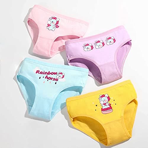 Girls' Comfortable Briefs Cotton (9 Pieces)