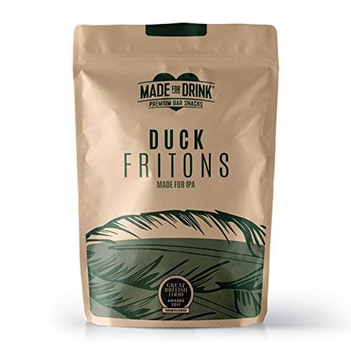 Made For Drink Duck Fritons - Premium Pub Snacks & Made for IPA & Craft Beer Lovers (6 x 23g Packs)