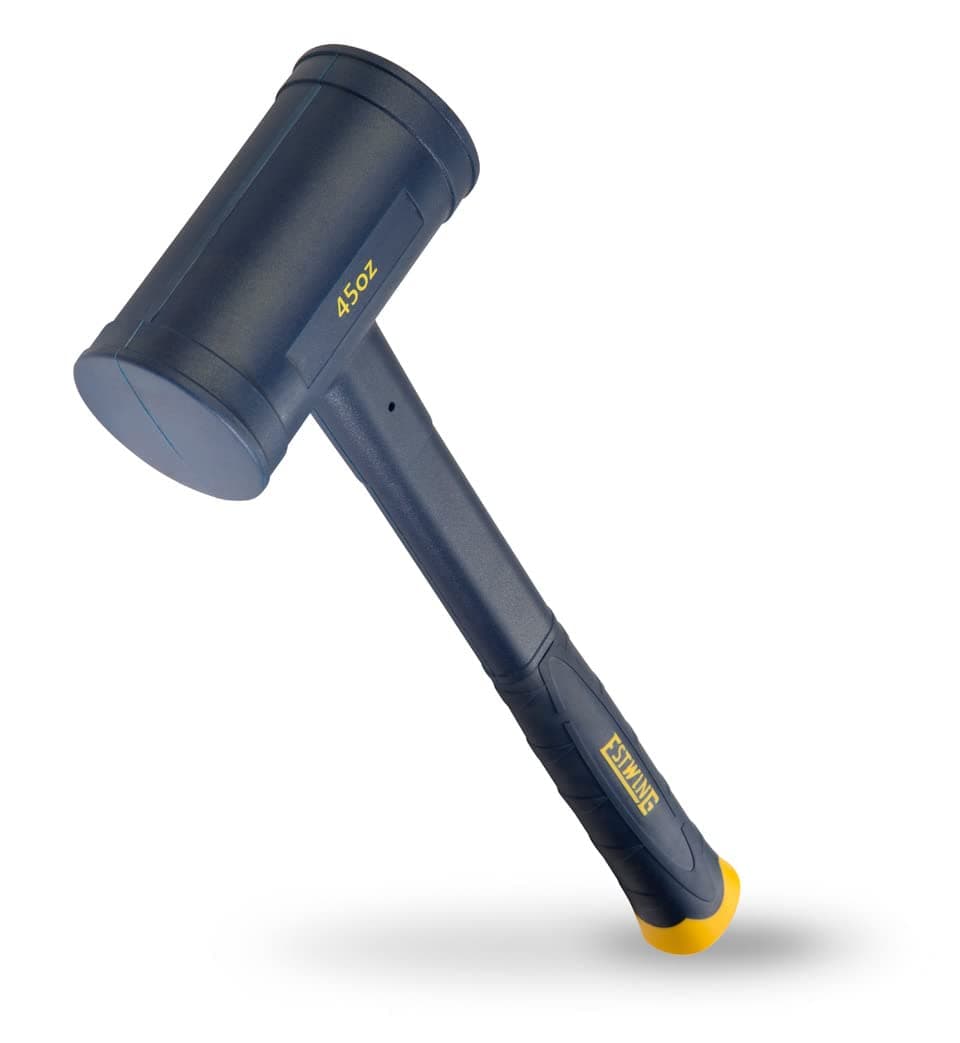 ESTWING Dead Blow Hammer - 45 oz Mallet with No-Mar Polyurethane & Cushion Grip Handle - CCD45