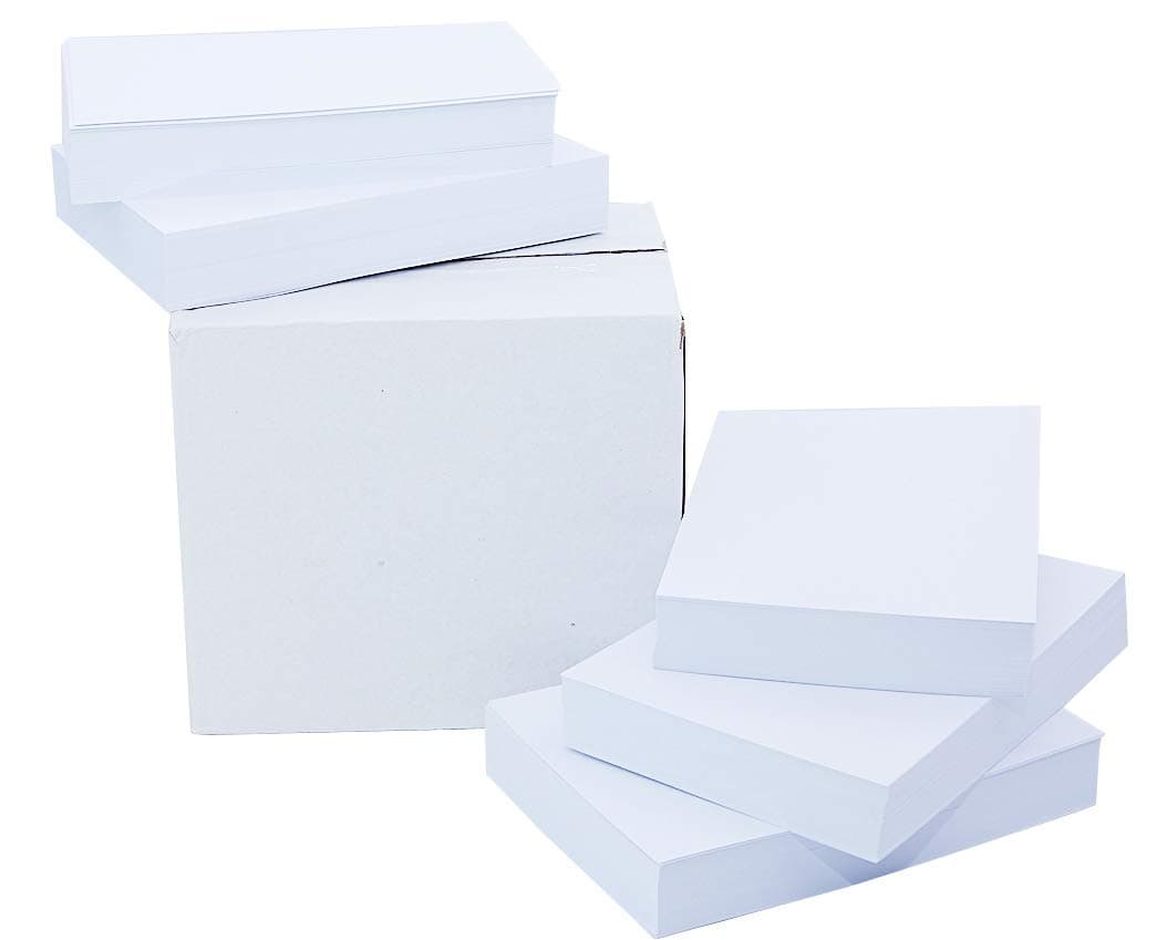 White Cardstock Paper 4 x 6 Inches (500 Sheets) 80lb Cover, 220gsm, Blank