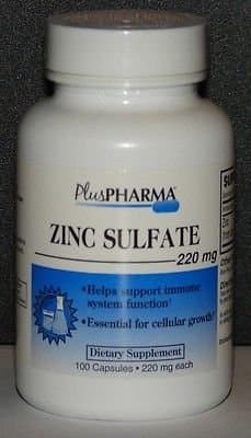 PlusPharmaZinc Sulfate 220mg Capsules Pack of 2 by PlusPharma