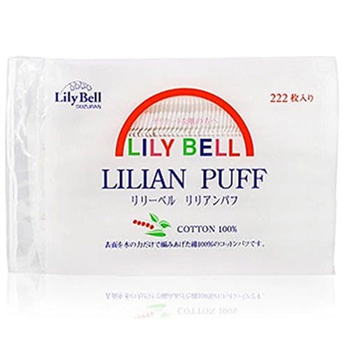Lily Bell Lilian Puff Cotton Pads One Pack of 222 Cosmetic Pads
