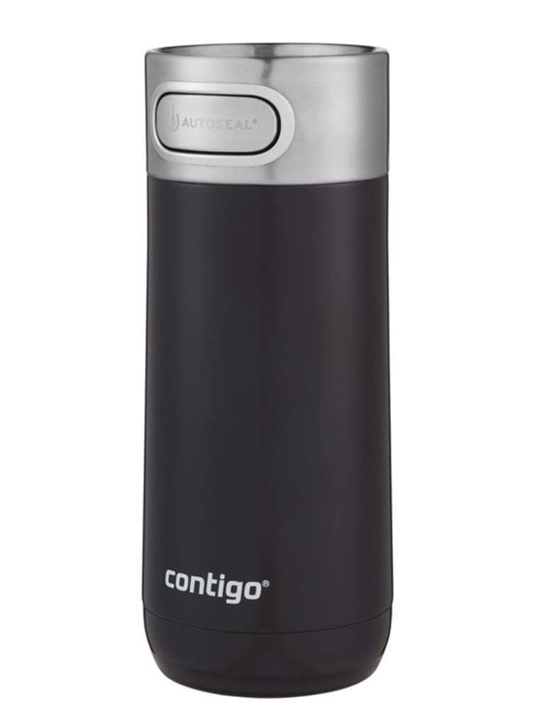 Contigo, Hot and Cold Luxe Autoseal Travel Mug Elevated Metallic Finish, Licorice, 360 ml, 44BB3