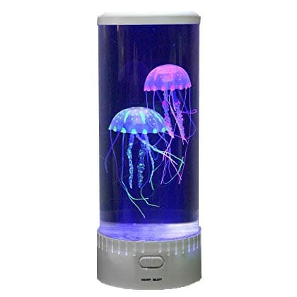 Round Jellyfish Mood Lamp By Playlearn with 5 Color Settings. Mood Lamp
