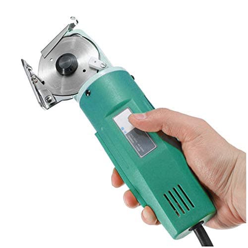 Knife Cloth Cutting Machine, Fabric Cutting Machine Portable Electric Cloth Cutter Multi-Layer Fabric Power Circular Knife Electric Scissors Electric Rotary Cutter for Sewing Leather Wool Cutting Tool