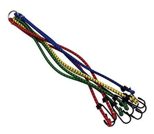 6 x Luggage Spider 8-armig Approx. 80cm Made of Latex, Elastic, Tightener, Rubber