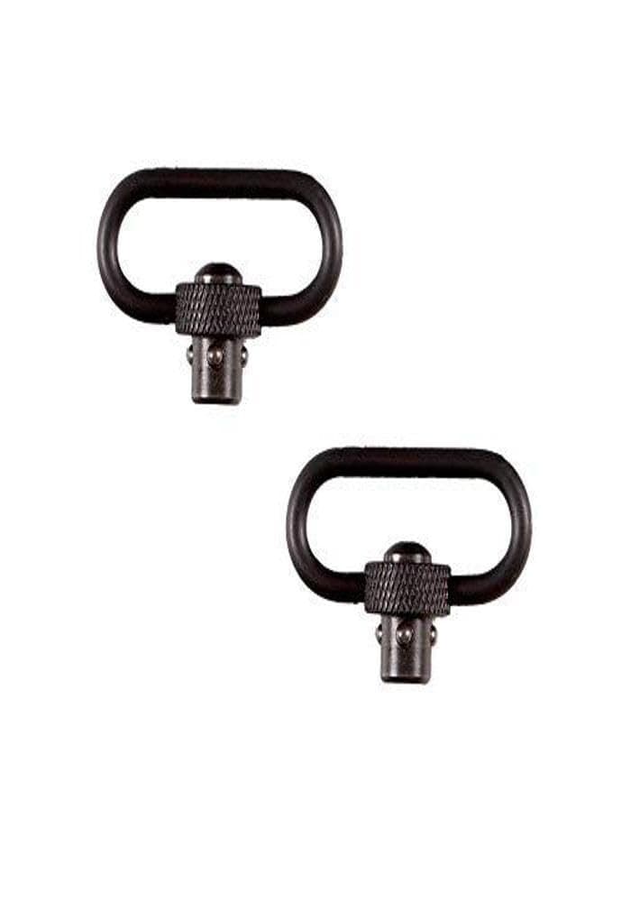 Allen Company Push Button QD Steel Gun Swivel, 1.25" with Loop, Black
