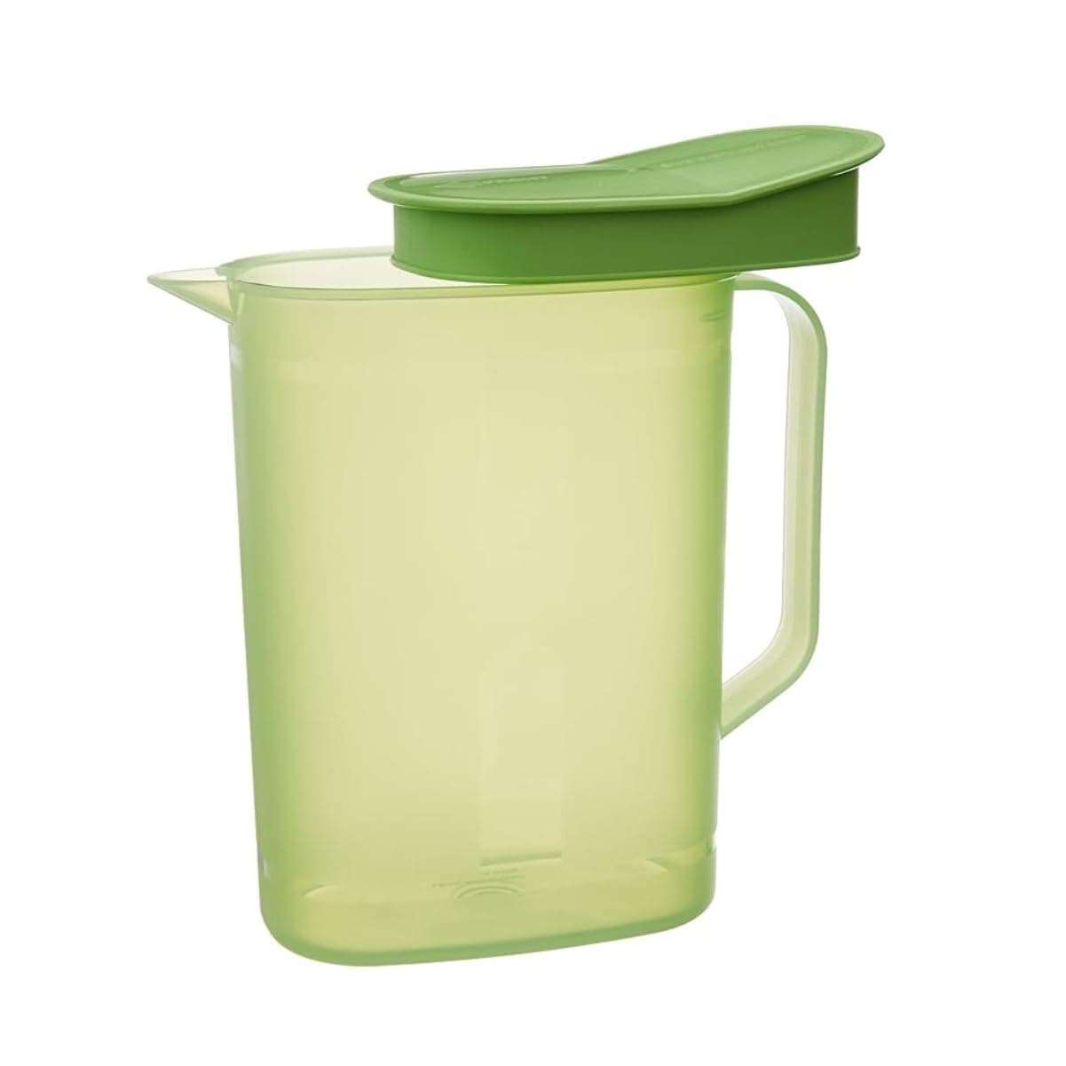 Signoraware Ocean 1.65 Litres Jug Water Storage Container Jar, Spill Proof, Liquid Tight Pourer, Bpa Free Food Grade (1650ml, Parrot Green, Plastic)