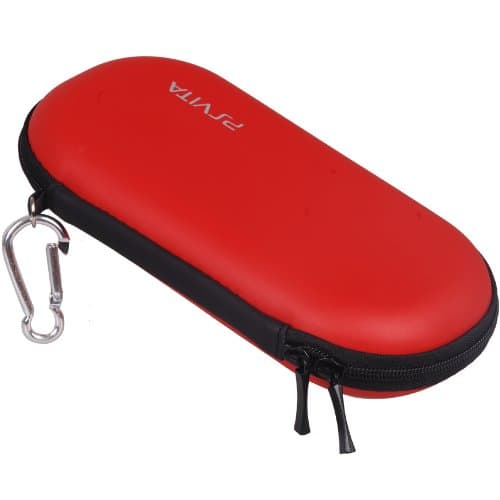 WantMall Red Hard Protective Carrying Case for PlayStation Vita PS VITA