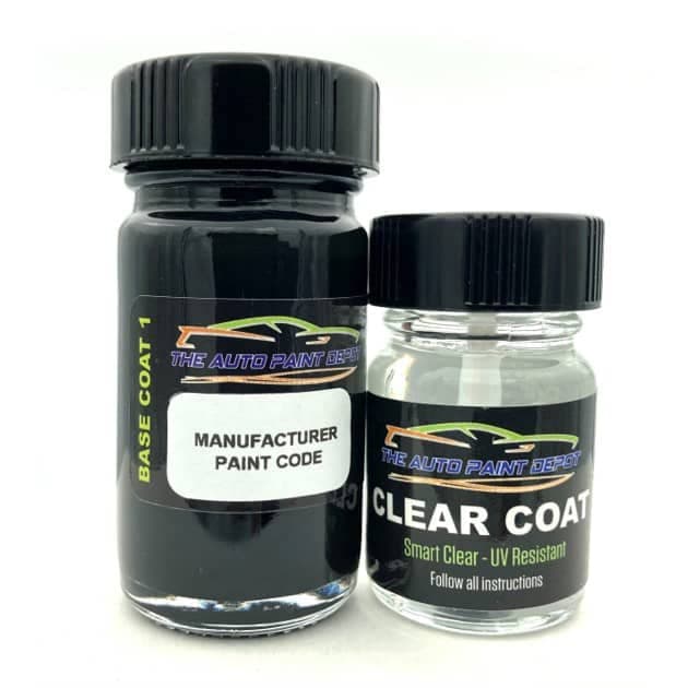 Auto Paint Depot Touch Up Paint for GMC Acadia,Canyon,Terrain,Yukon-Scorpion Metallic WA634D/GS6 (All Years, All Models) One Ounce with Clear Coat