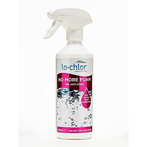 LO-CHLOR NO MORE FOAM FOR HOT TUB & SPA WATER 485ML TRIGGER SPRAY