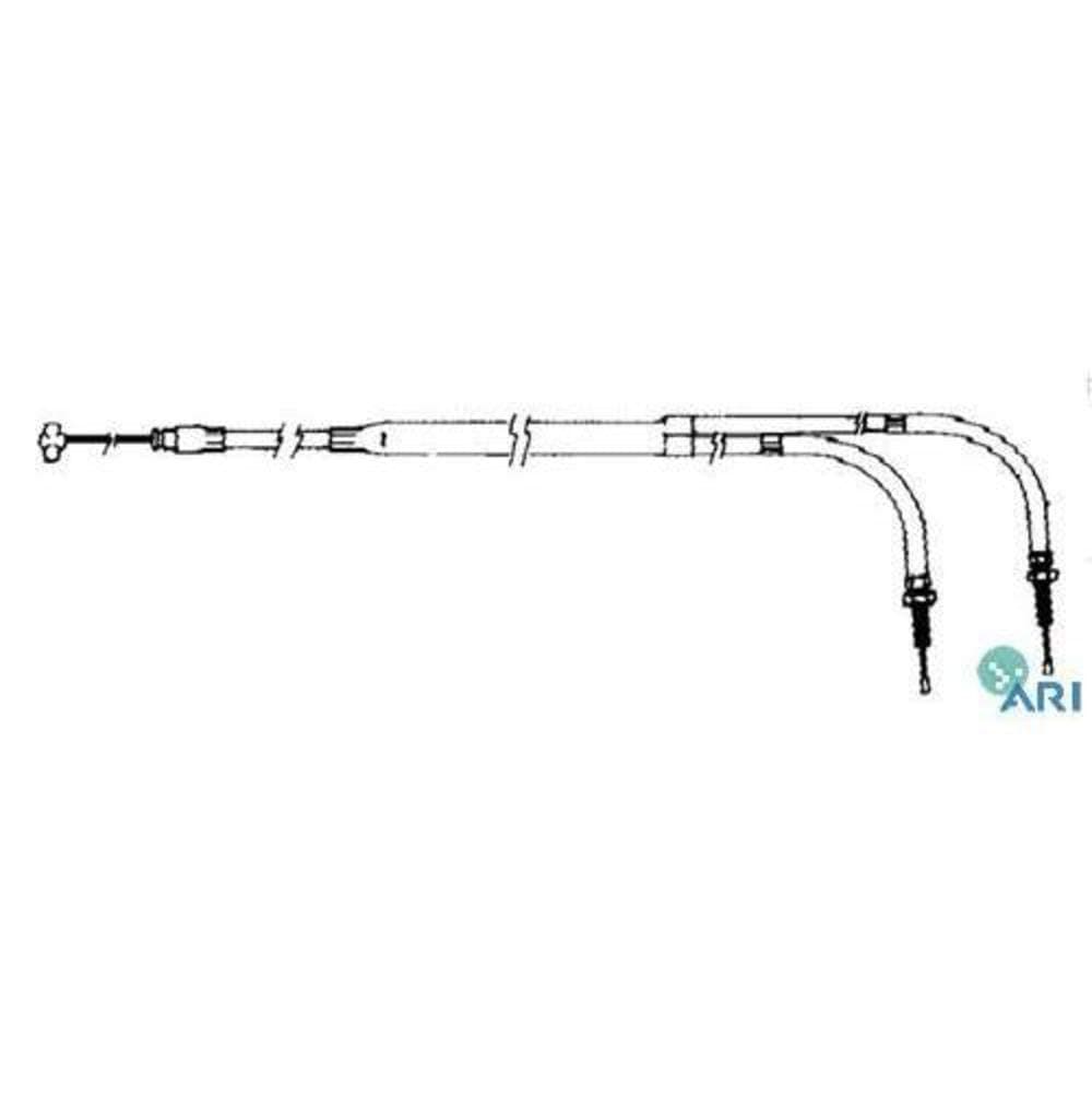 Sports Parts Dual Throttle Cable for Mikuni 32mm to 34mm Carburetors on Polaris Snowmobiles