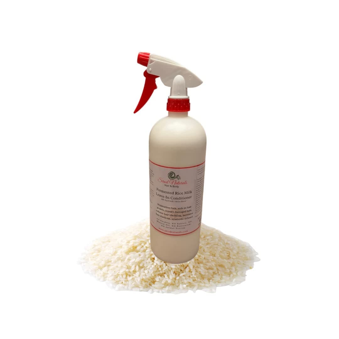 Fermented Rice Milk Leave-In Conditioner with Ayurvedic Herbs Blend