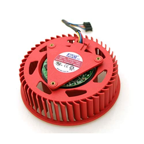 QHXCM for BASA0725R2U 12V 1.2A 75mm For ATI HD4850 HD4890 HD5970 HD5870 Graphics Card Cooling Fan cooler 4Wire 4Pin