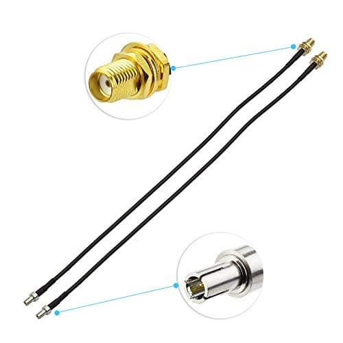 Bingfu 4G LTE Antenna SMA Cable TS9 Male to SMA Female Bulkhead Adapter Cable with RG174 30cm 11.8inch SMA Extension Cable 2pcs for Wireless Bluetooth Modem GSM Mobile Hotspots HUAWEI Router