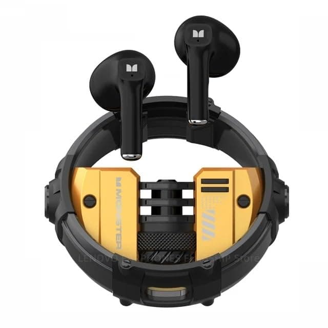 Monster XKT10 Bluetooth Earphones, Wireless Headphones, Gaming Headset, Waterproof, True Wireless Stereo (TWS), Noise Reduction, With Microphone, Sports Earbuds