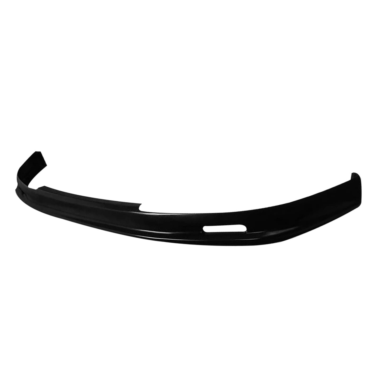 Front Bumper Lip, Compatible with 1993-1997 Honda Civic del Sol, Mugen Style Unpainted Black PU Polyurethane Air Dam Chin Spoiler Protector Splitter