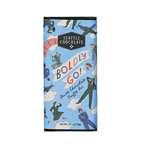 Seattle Chocolate Boldly Go Truffle Bar, 2.5 Ounce