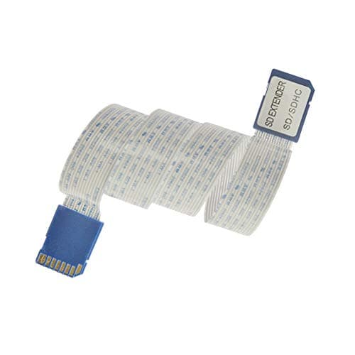 OUSHE SD Card Extension Cable Male to Male Adapter Flexible Data Transfer Memory Card Extender Cord for SLR Camera/Raspberry Pi/Car GPS/Arduino/3D Printer/Monitoring System/TV and Other Devices,60CM
