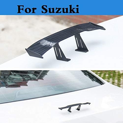 Car-Styling Mini Model Auto Spoiler Rear Wing Sticker for Suzuki Aerio Baleno Celerio Cervo Escudo Forenza Vitara Grand Vitara