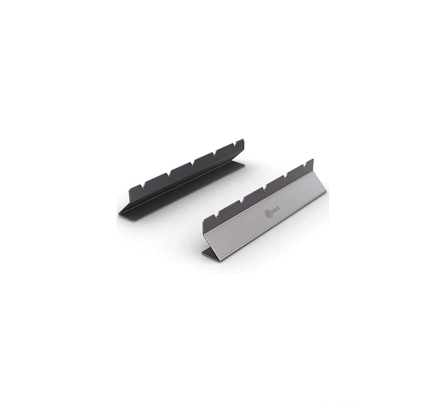 Cave Tools Kabob Rack for Grill Oven - Universal Fit BBQ Skewers Kabab Maker - Stainless Steel Wood Bamboo Metal Flat or Round - Shish Kebabs on Barbecue Made Easy Grilling Accessories Set