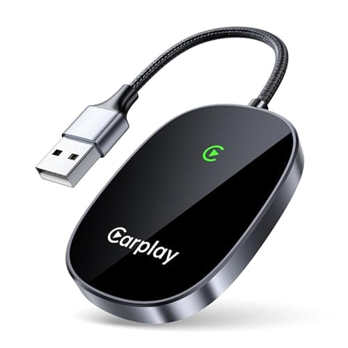 Vevavi Wireless CarPlay Adapter 2024 Upgraded, Converts Factory Wired CarPlay to Wireless, Plug and Play Car Play Wireless Adapter, Compatible with iPhone Multi-User Seamless Connection, Compact