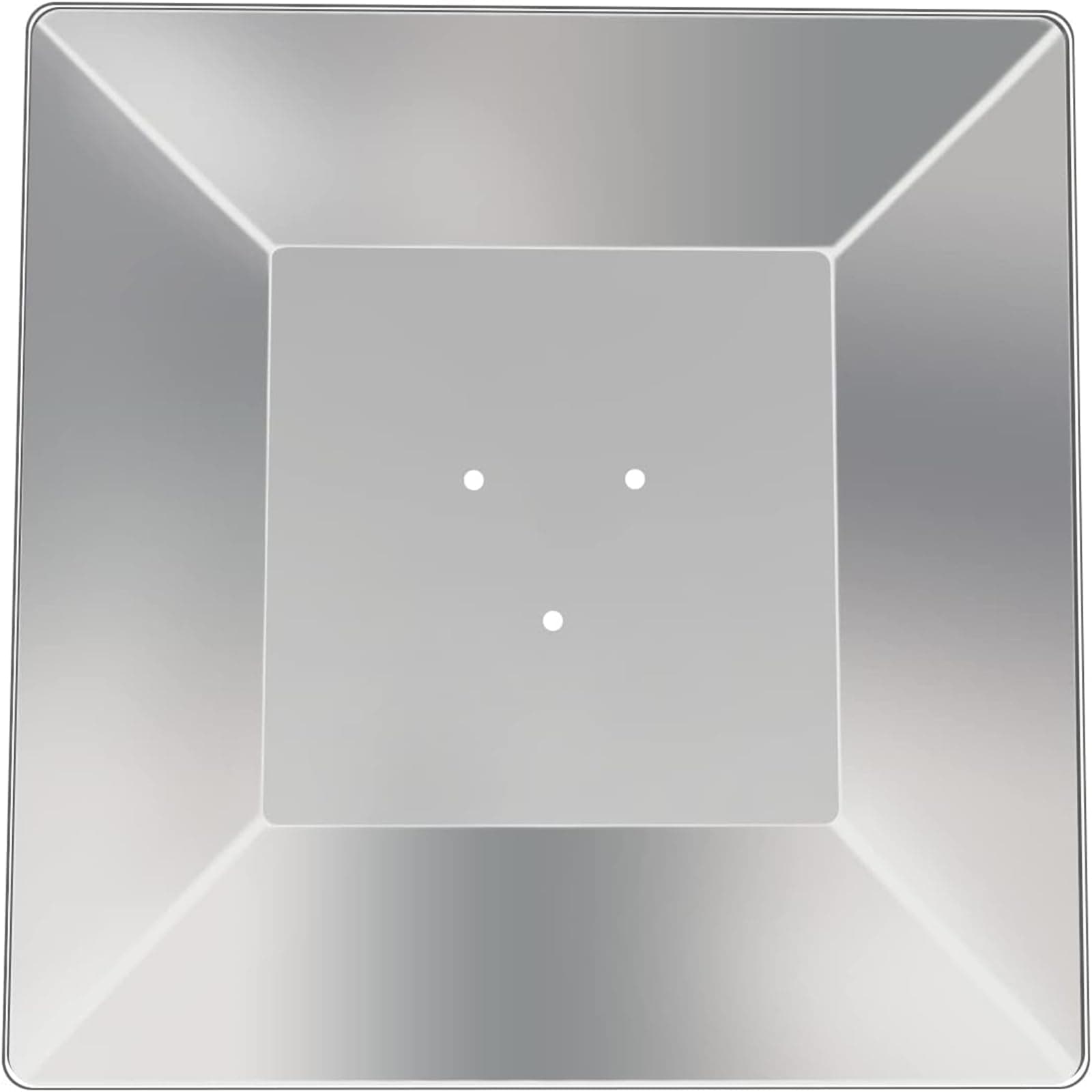 Heat Reflector Shield for Glass Tube Heater, 4-Sided Pyramid Patio Heater Replacement Top - Hole Distance 2 3/4 Inches