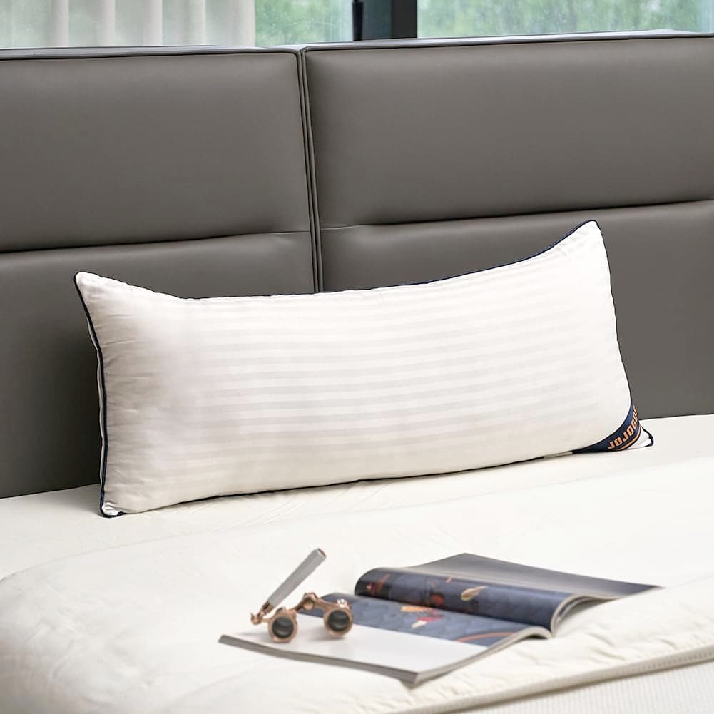 JOJOGOGO 14x36 Pillow Insert Long Lumbar Pillow Insert for Bed 1 Pack, 14 x 36 Decorative Body Pillow Synthetic Down Alternative Long Throw Pillow Inserts for Living Room Couch Bed Sofa