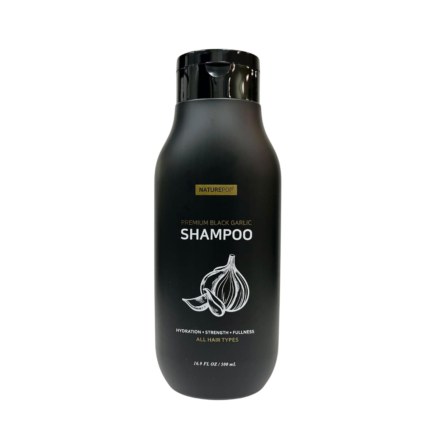 Black Garlic Hair Loss Shampoo - Prevents Hair loss, Stimulates growth - Sulfate Free Paraben Free - Ajo Negro Shampoo para la caida del cabello 16.9 fl oz/ 500 mL Made in Korea