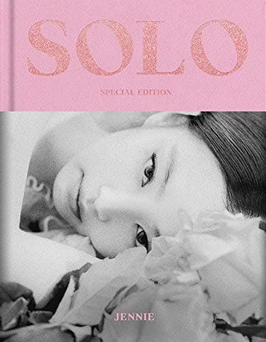BLACKPINK JENNIE SOLO PHOTOBOOK PhotoBook+PostCard+P.Card+Sticker+Tracking Number K-POP SEALED
