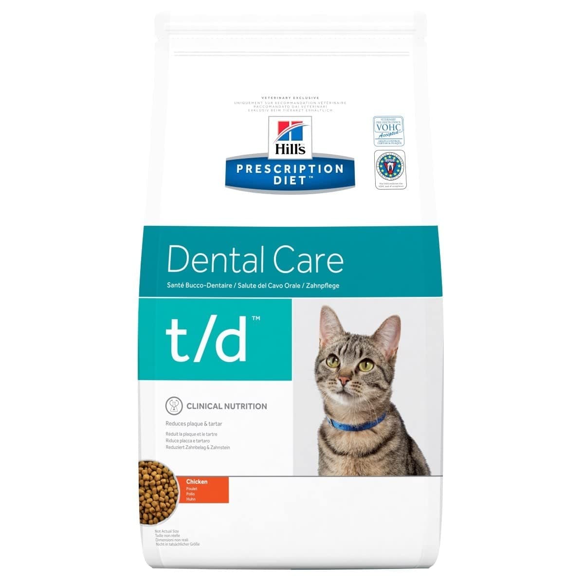 hills prescription diet t/d cat 1.5kg