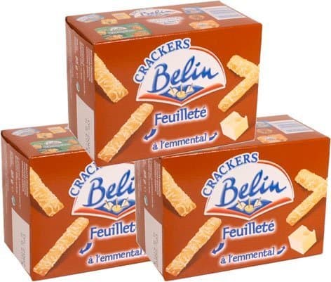 Belin Cheese Crackers from France - 3 boxes