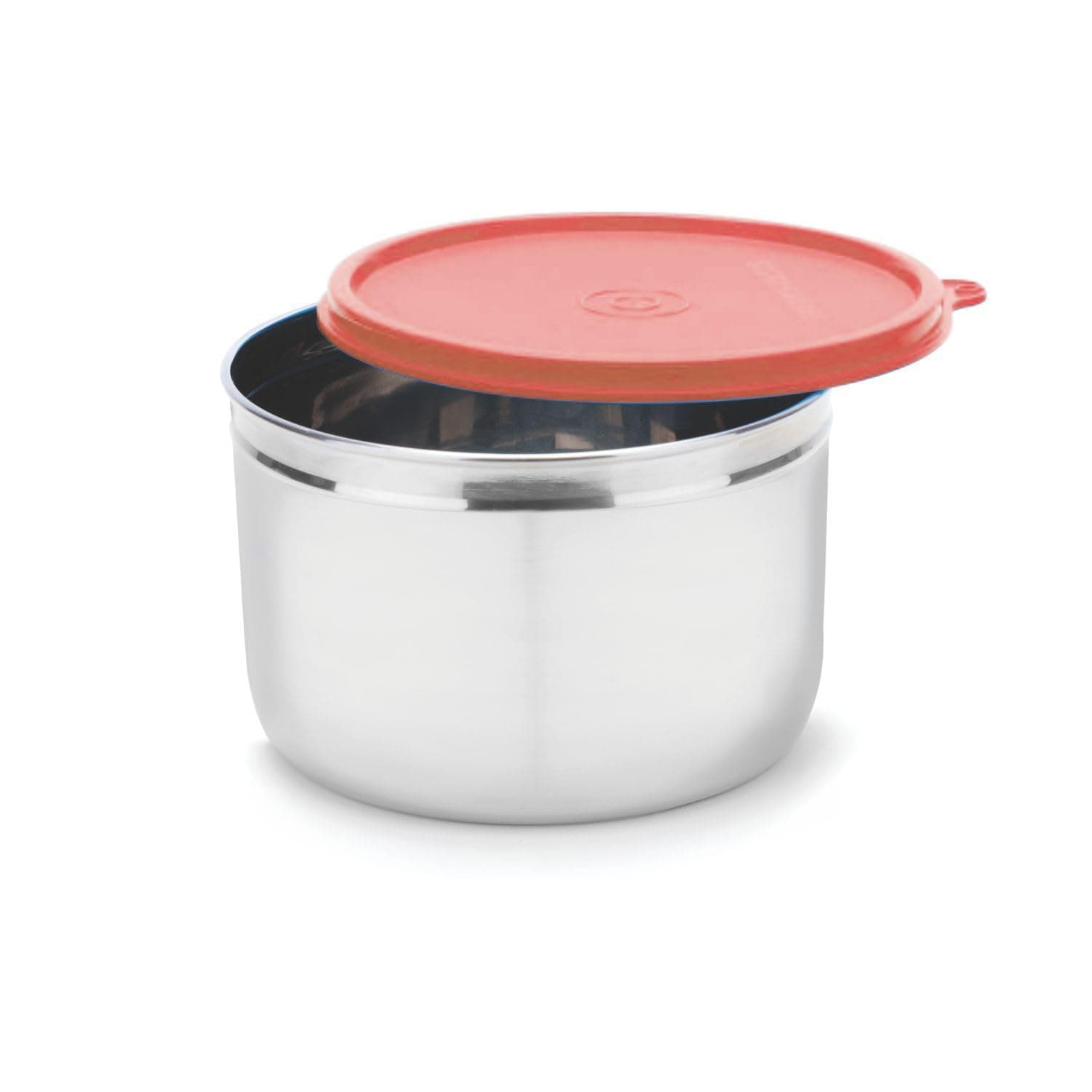 SignoraWare Store well, Steel Food Container 1.1ltr with lid|Travel friendly|Airtight|Leak proof|Dishwasher Safe|Preventing odors|Non toxic|easy fits to handbag|keeps food fresh(Assorted Color)