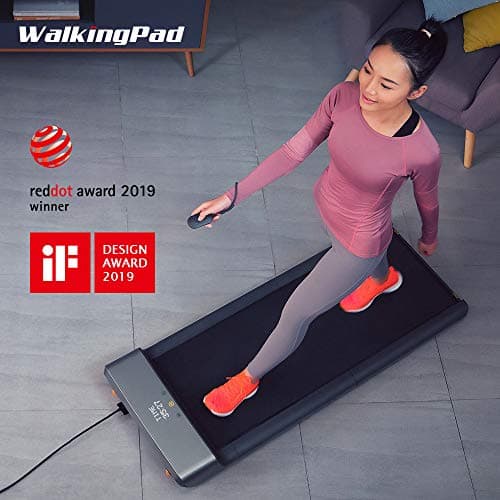 Xiaolizi WalkingPad Treadmill A1 Smart Foldable Walking Machine - Carbon Gray for Indoor Fitness Shape of The Body