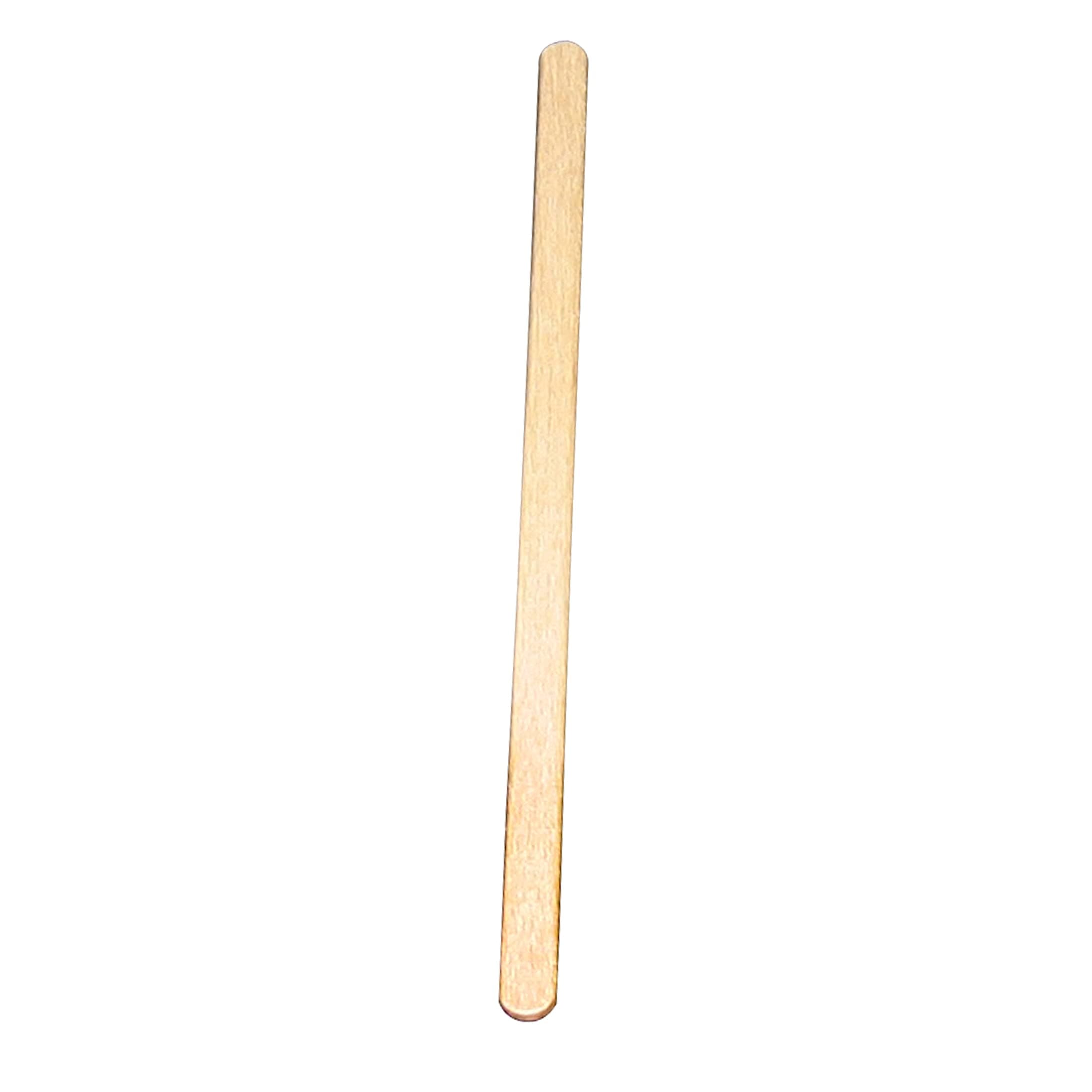 900418 Wood Applicator Sticks, Non-Sterile, 1/4" x 5 1/2", Slim, Bendable, Pack of 2500