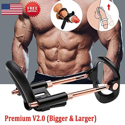 RingQ Male Device Enlargerment System Stronger Growth of Up to 30% Length Premium Black V2.0