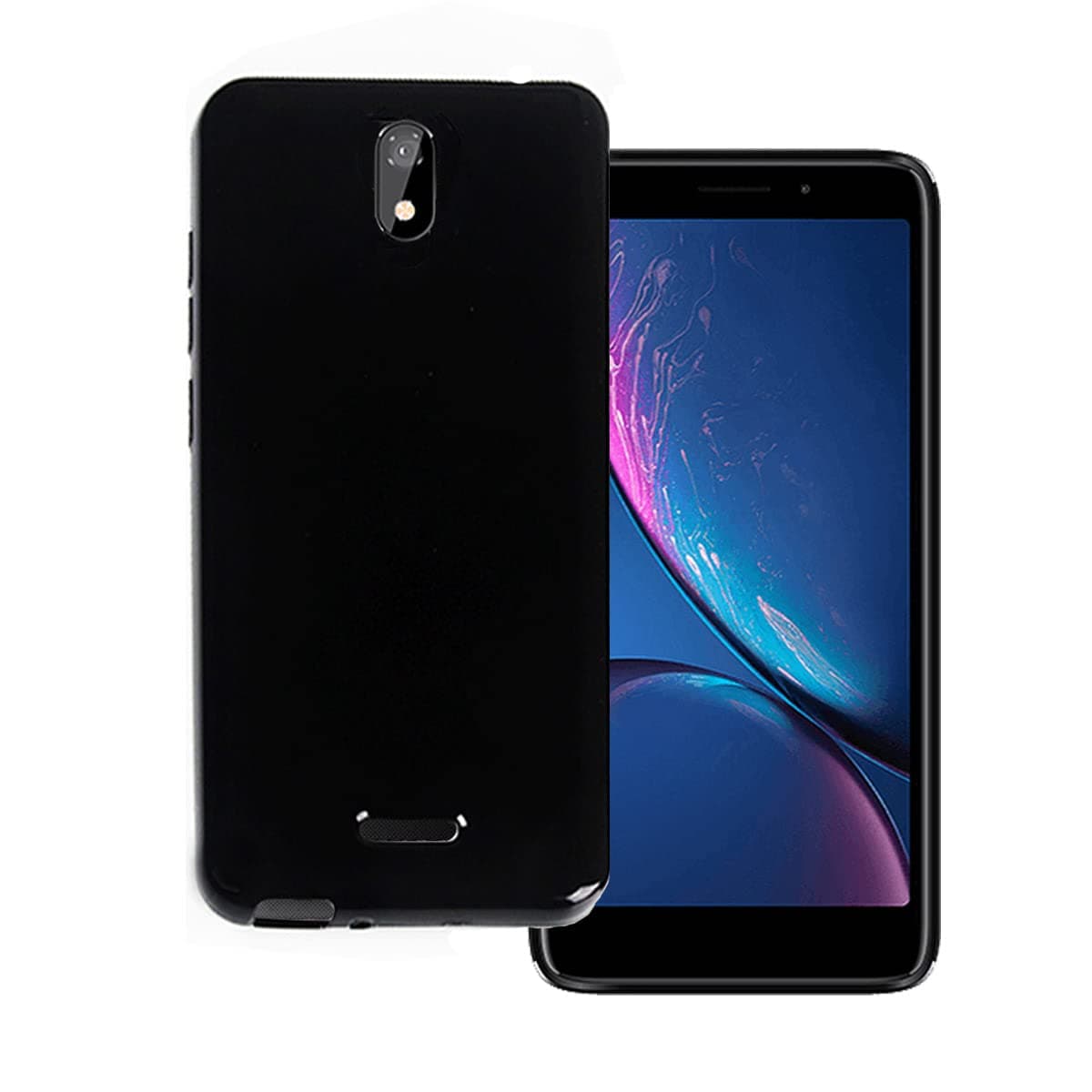 Tznzxm Case for Hot Pepper Serrano 3, Hot Pepper Serrano 3 Case, Flexible Soft TPU Scratch Resistant Non-Slip Shock Absorption Back Cover Rubber Slim Phone Case for Hot Pepper Serrano 3 Black