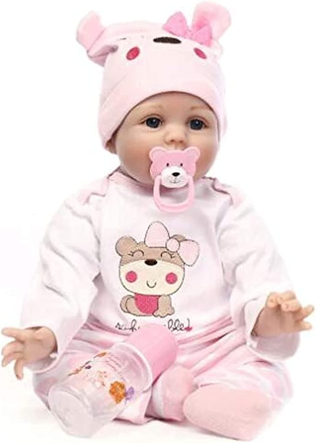 Nano Classic 18" Reborn Baby boy Doll Soft Vinyl cotton body Silicone head, hand and leg Newborn Baby Doll Girl Toy Gift Dolls