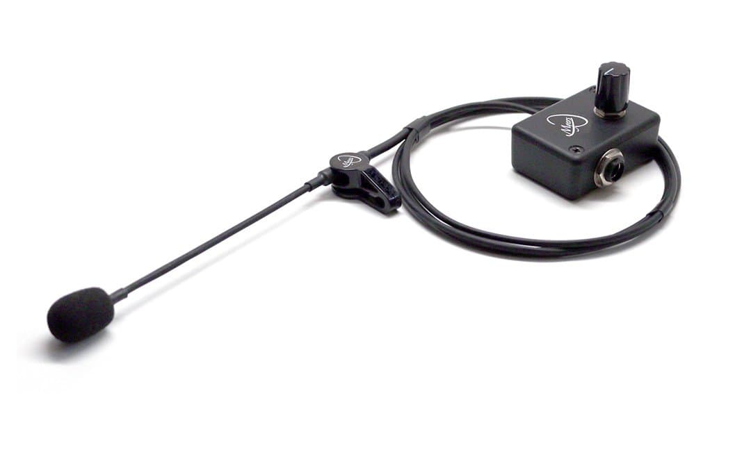 The Feather Native American Flute Microphone System with Flexible Micro-Gooseneck