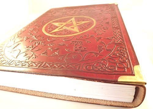 Large Handmade Eco Friendly Leather Journal Book of Shadows