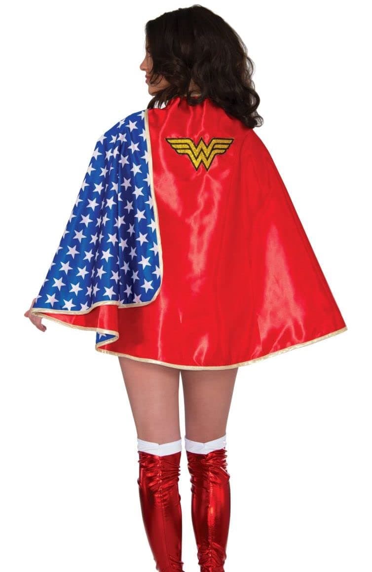 Rubie's Womens 38042 Dc Comics Wonder Woman Deluxe 30-inch Cape Adult-Sized Costume