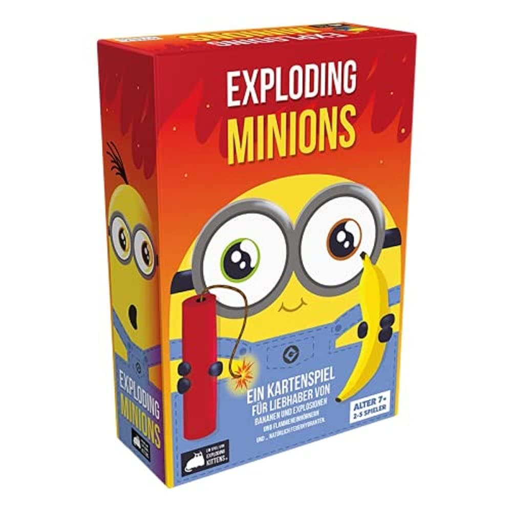 Exploding Minions Card Games for Adults Teens & Kids - Fun Family Games - A Russian Roulette Card Game - Perfect for the Whole Family