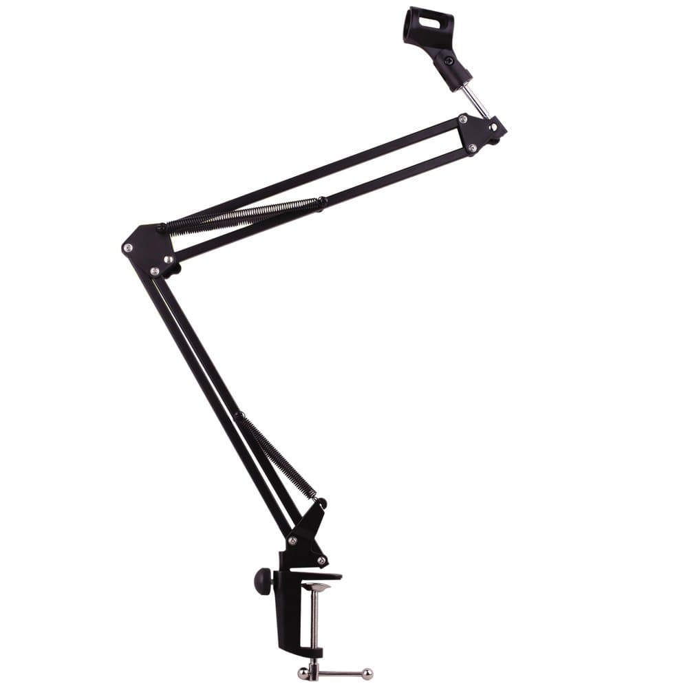 ZRAMO 35 Universal Microphone Suspension Boom Scissor Arm Stand with Holder for Broadcast Studio Microphone SM57, SM58, SM86, SM87 (NB35-clearn)